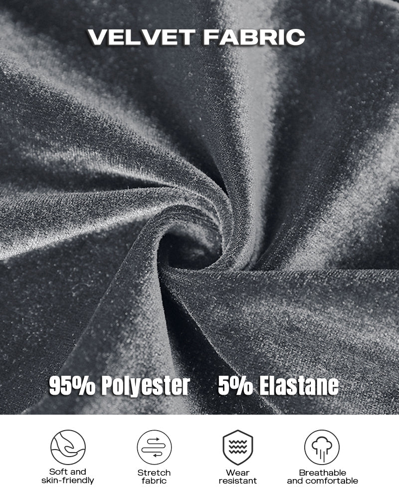 CHRISTMAS™ Jumpsuit Velvet Zipper