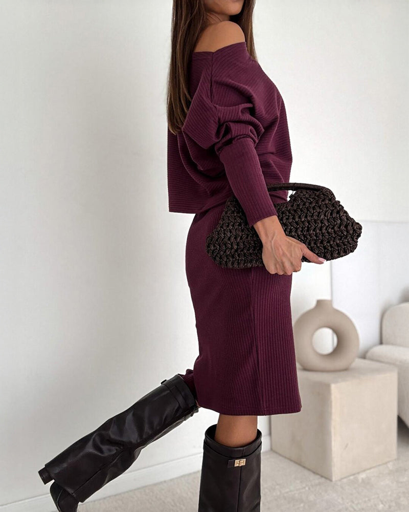 CHRISTMAS™ 2 Pieces Outfit Ribbed Set